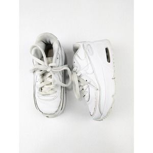 Nike All White AirMax 90 Sneakers